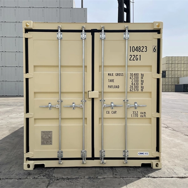 Новый 20-футовый сухогрузный контейнер.